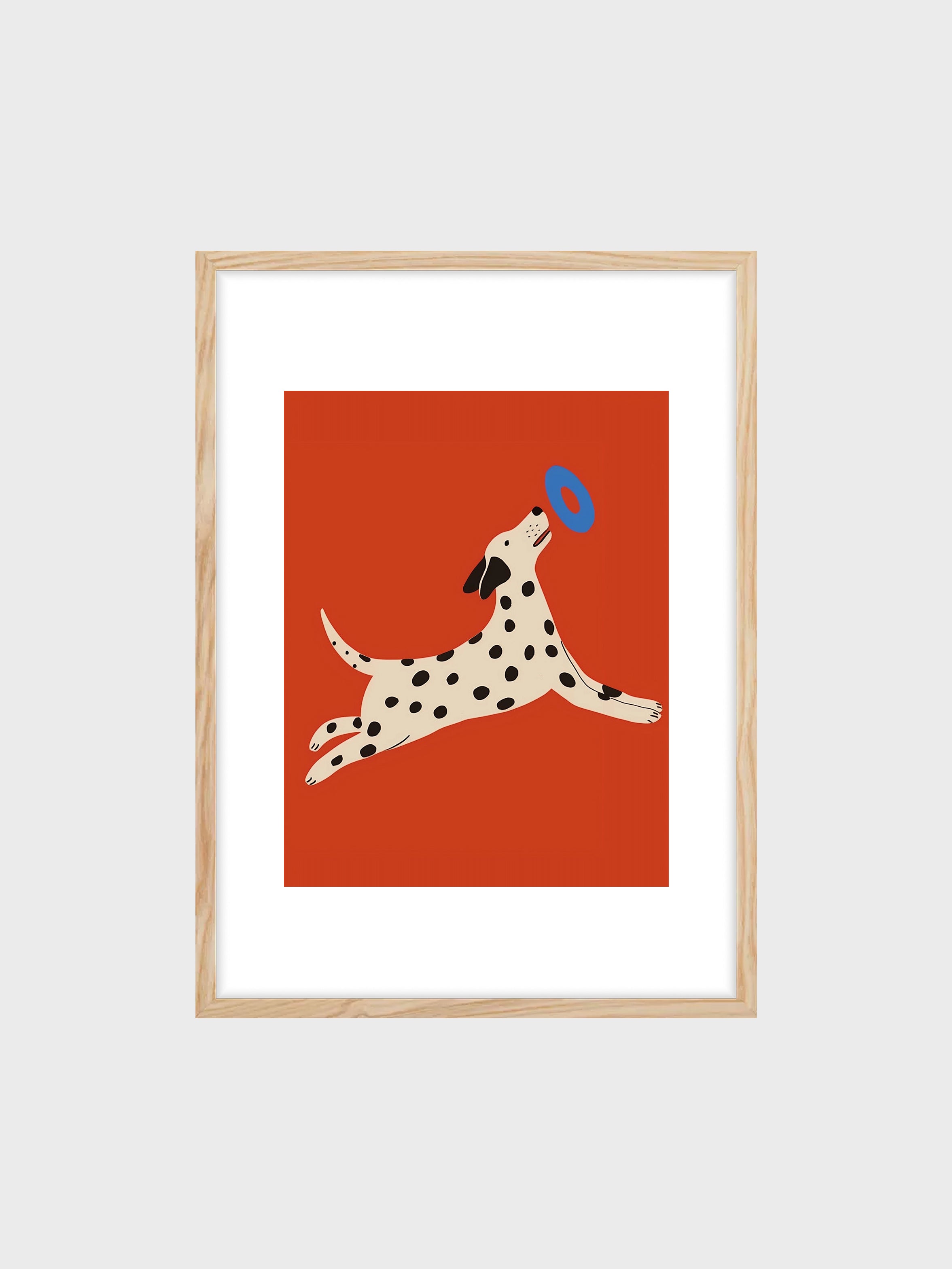 Playful Dalmatian