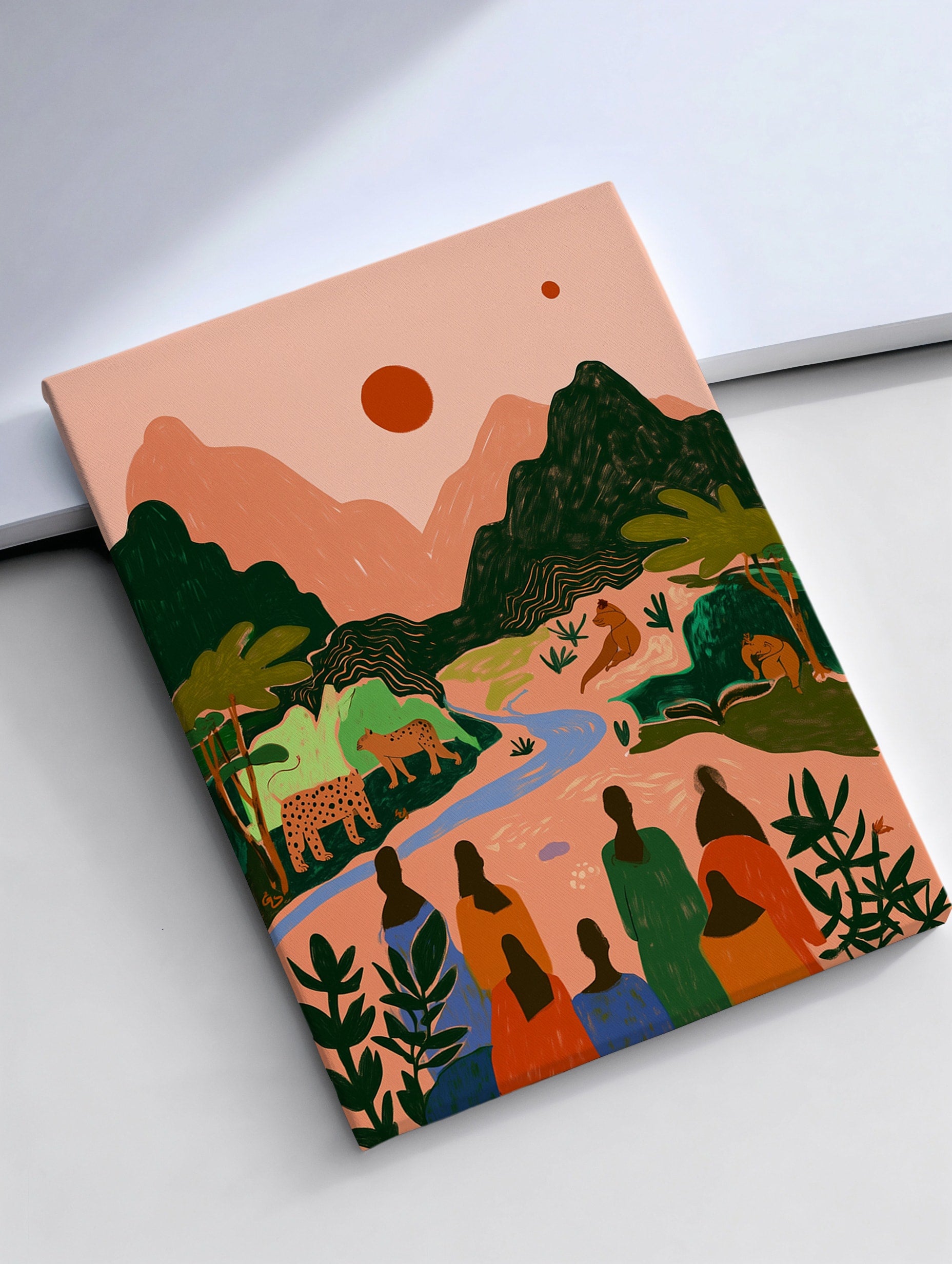 Sunset Jungle Scene-5