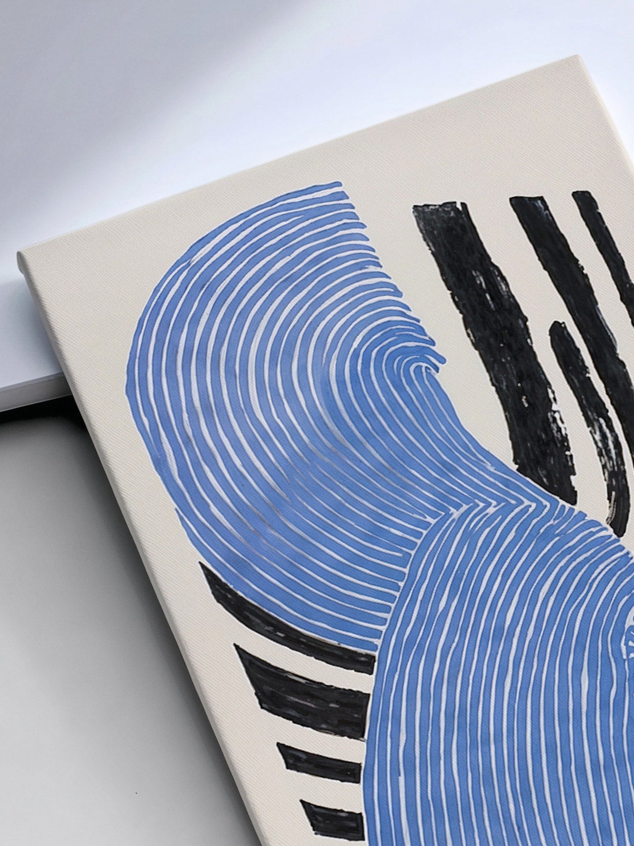Blue Wave Lines-3